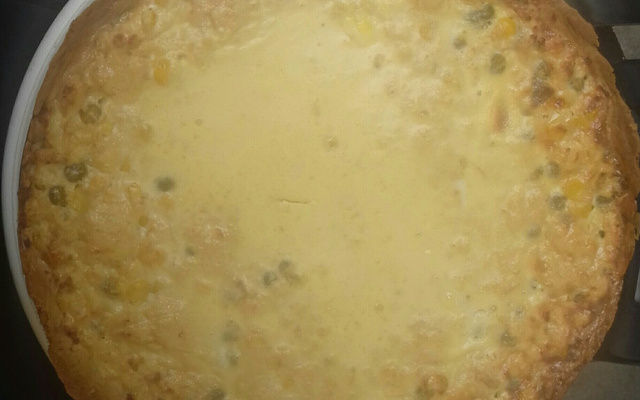 Torta de frango com palmito