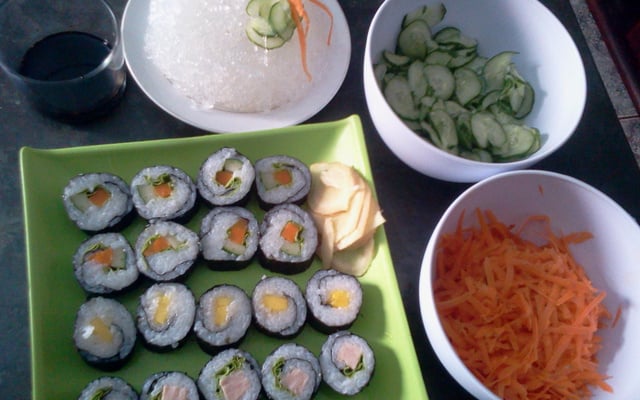 Sushi vegetariano