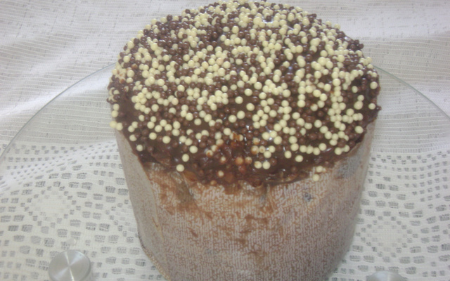 Panetone de chocolate trufado do Arthur