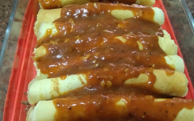 Massa de panqueca fácil e rápida