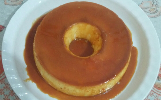 Pudim de leite em pó idêntico ao de leite condensado