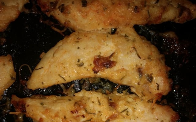 Filé de frango no forno