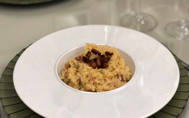 Risoto à carbonara