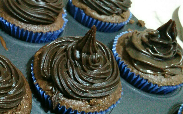 Cupcake de brigadeiro
