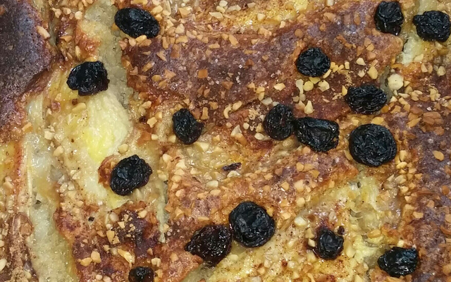 Bolo integral de banana e castanha-do-pará