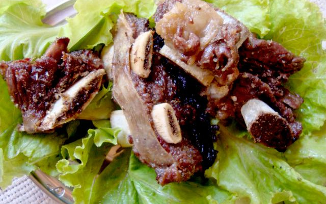 Costela na panela de pressão sem água