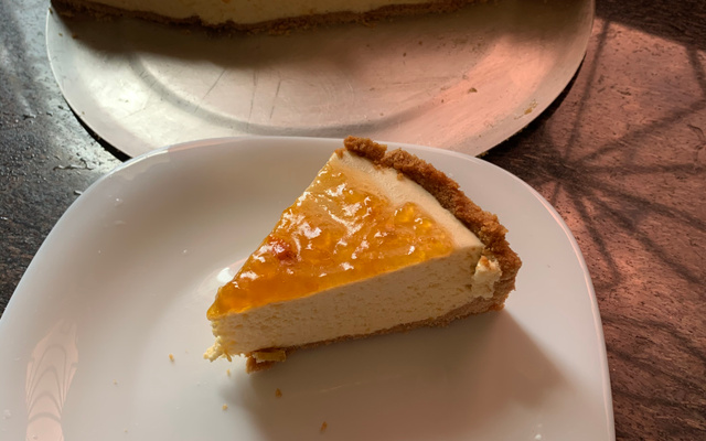 Torta mousse de damascos