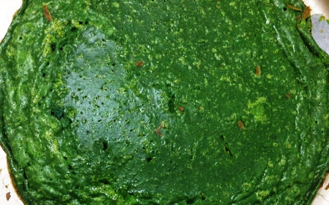 Souflé rápido de espinafre