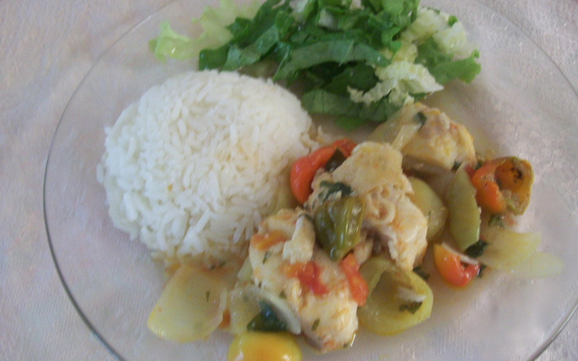 Cação com Pimenta de Cheiro