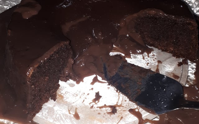 Bolo de chocolate da vovó (sem farinha de trigo)