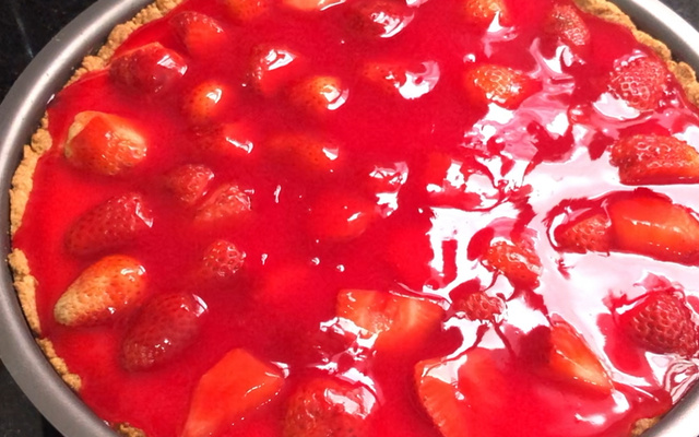 Torta de morango dos sonhos