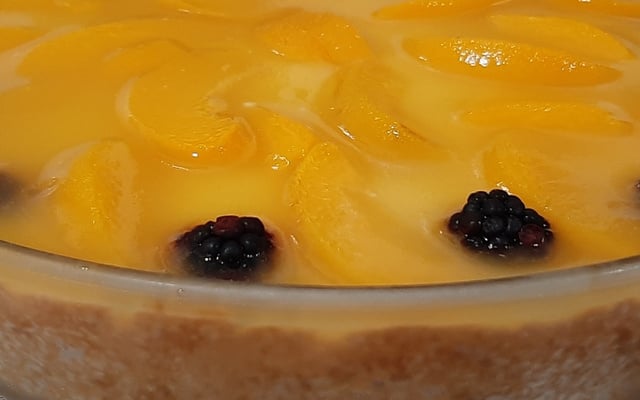 Torta de pêssego