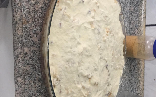 Macarrão com carne moída e queijo