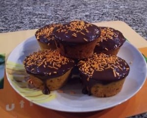 Muffins de cenoura