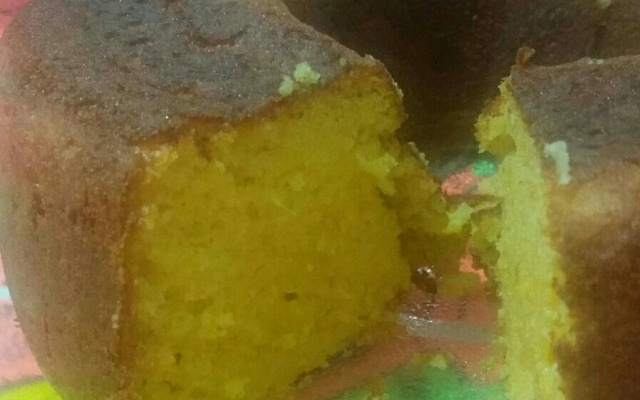 Bolo de milho de lata no liquidificador