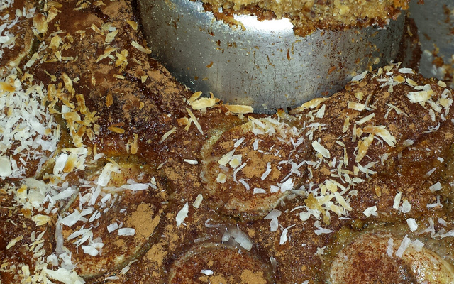 Bolo integral de banana com aveia