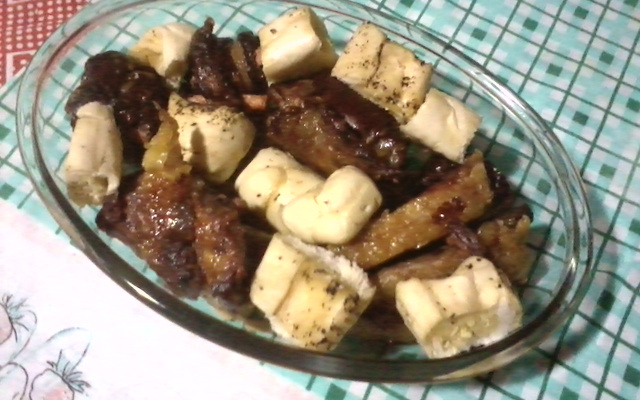 Enroladinho de vazio com bacon