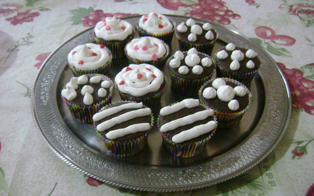 Cupcakes de chocolate