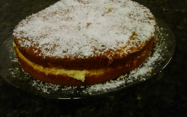 Bolo de coco prático