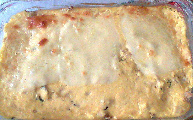 Frango com creme de milho