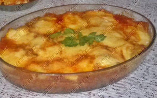 Macarrão de preguiço ao forno da Adalivia