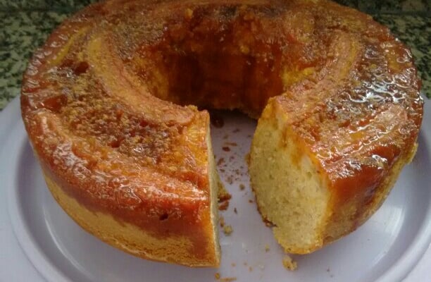 Bolo de banana fofinho