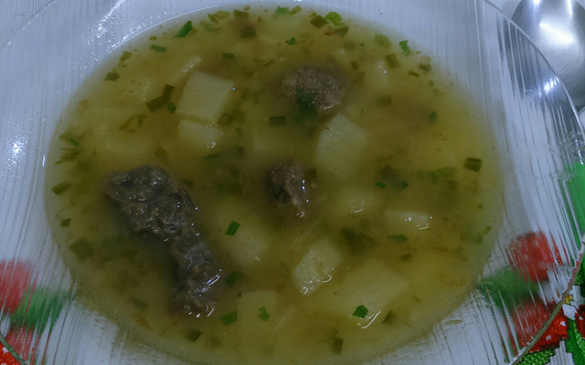 Sopa de mandioca