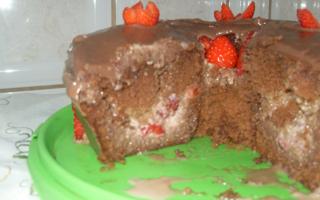 Bolo cavado guloseima