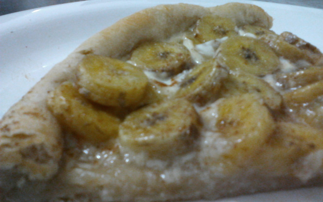 Recheio rápido de banana para pizzas