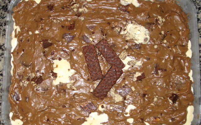 Torta de Bis com sorvete