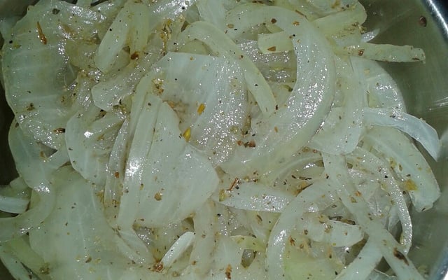 Vinagrete de cebola (sem bafo)