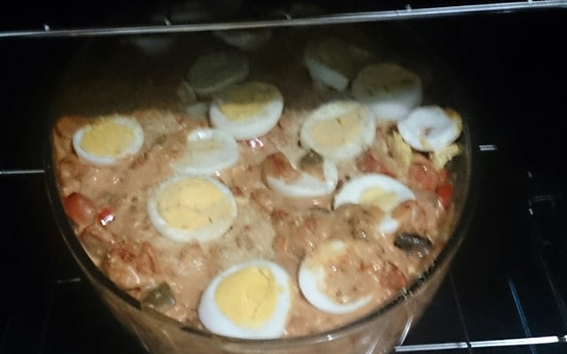 Macarrão espaguete ao forno