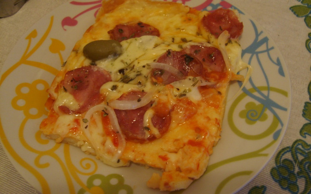 Massa de pizza de liquidificador