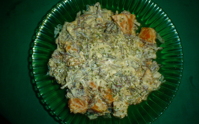 Abóbora com carne seca