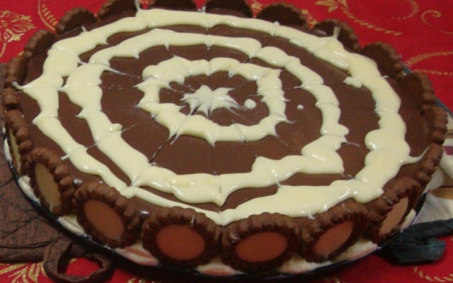 Torta de chocolate branco