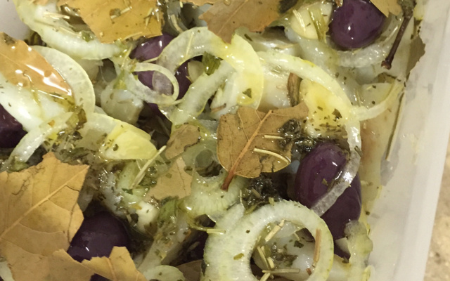 Antepasto de bacalhau