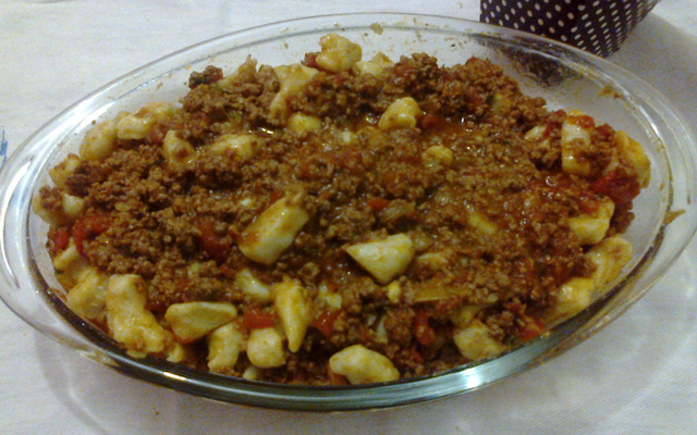 Nhoque de aipim (mandioca ou macaxeira)