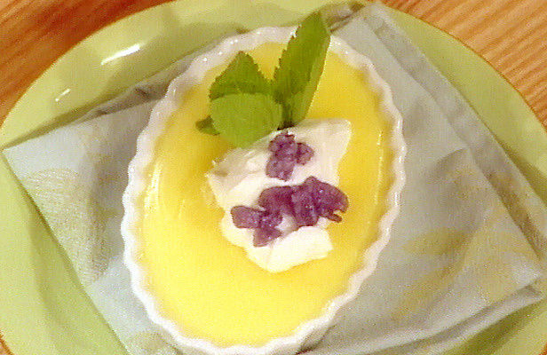 Mousse pudim de limão