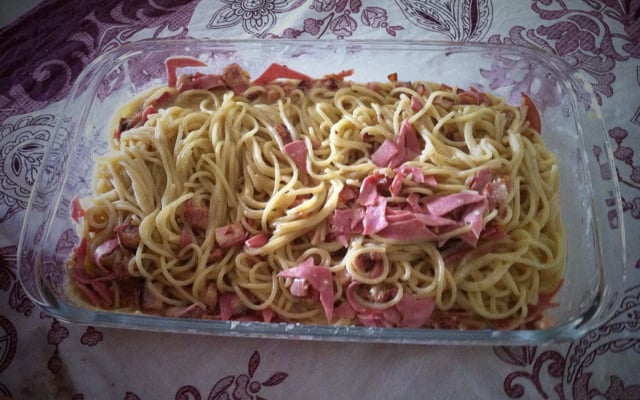 Macarrão à carbonara