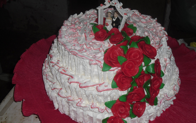 Bolo de casamento deo parfum