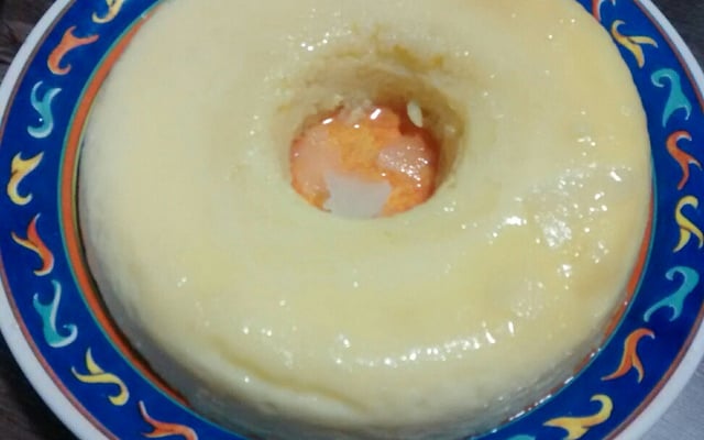 Pudim de micro-ondas