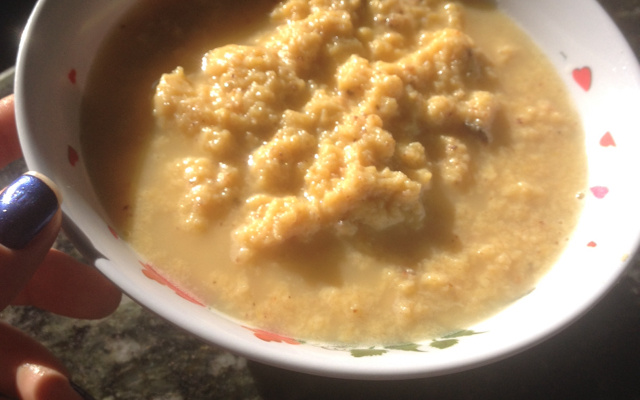 Ambrosia de leite condesado