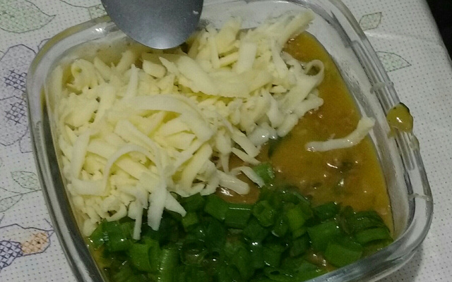 Caldinho cremoso de mandioquinha e carne moída