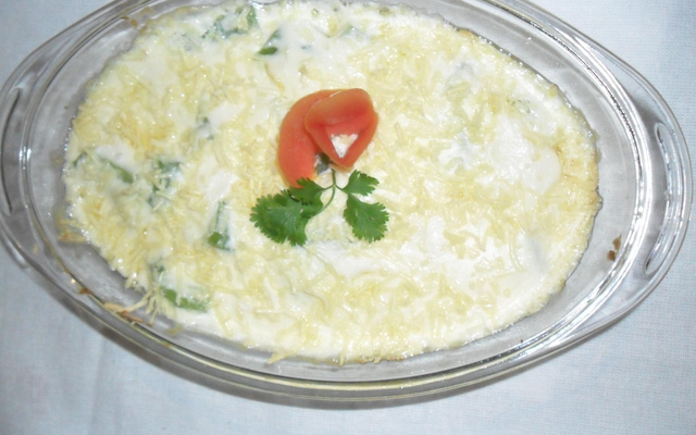 Chuchu ao molho branco