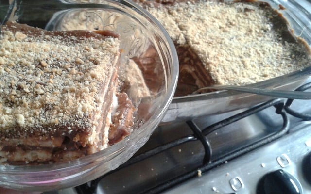 Pavê de chocolate simples e gostoso