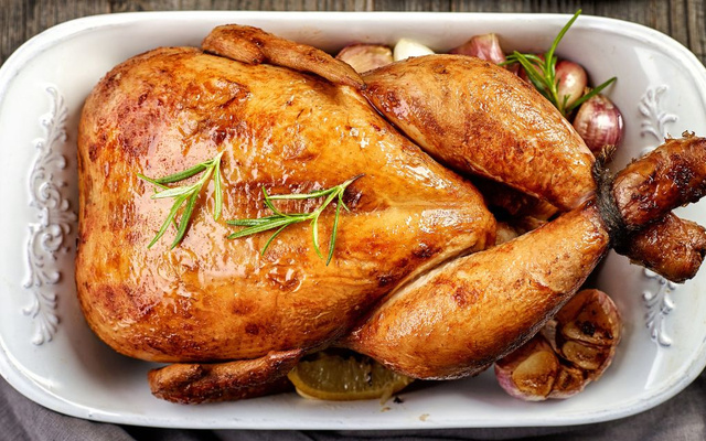 Frango de natal bêbado