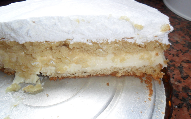 Bolo tentação de marshmallow gelado