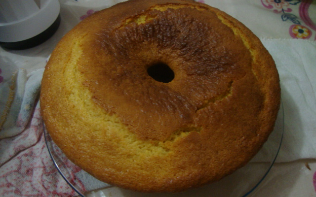 Bolo de laranja sem lactose