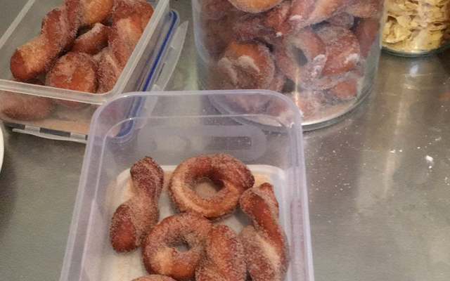Rosquinha frita super fácil para o café