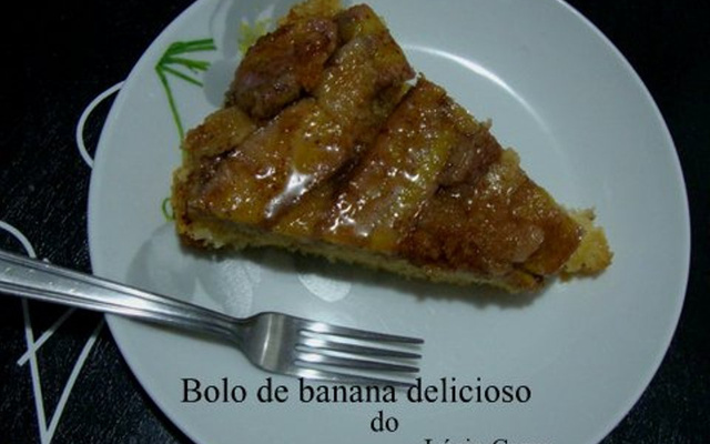 Bolo de banana delicioso do Lúcio Cezar